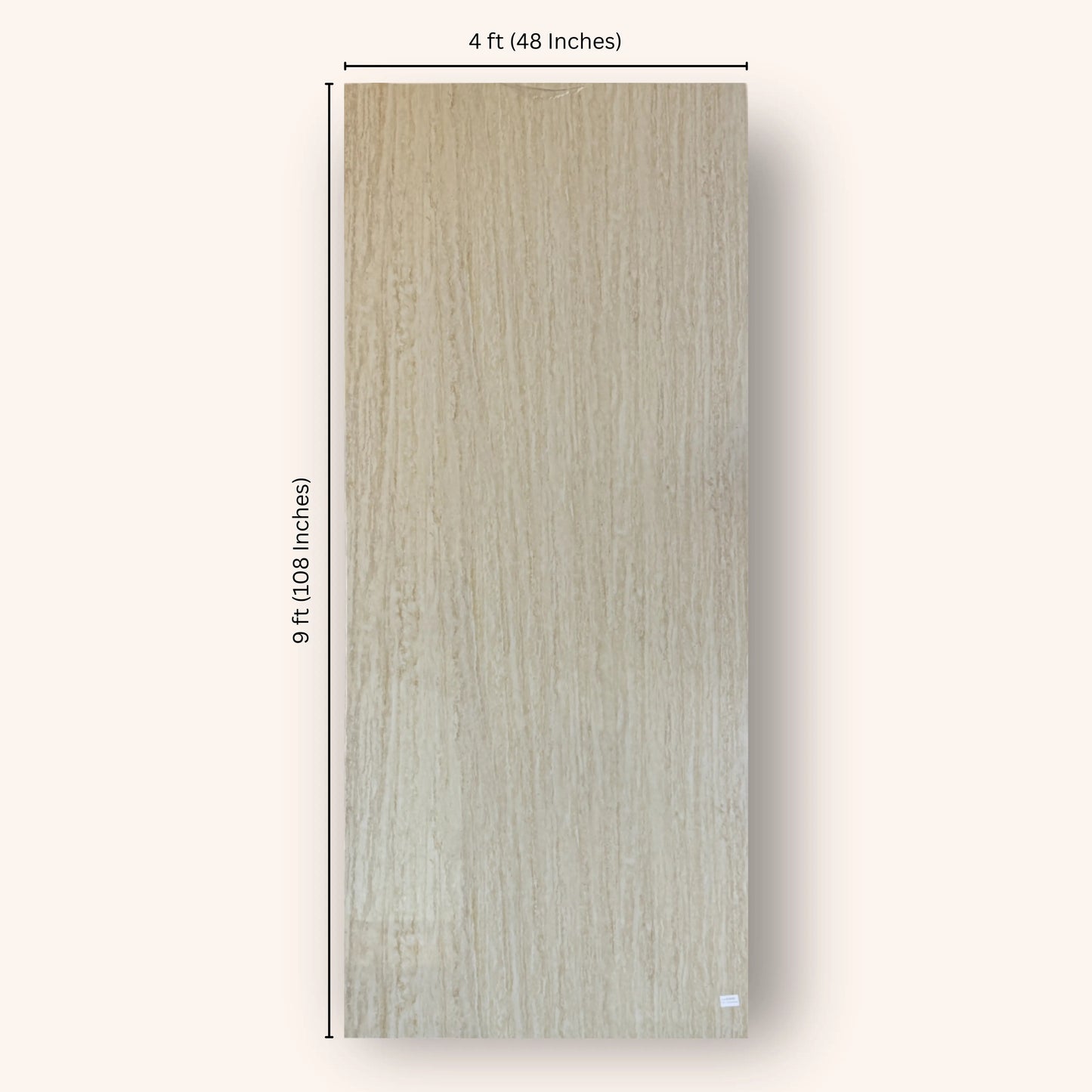 Travertine Beige Marble Wall Panel (9ft * 4ft)