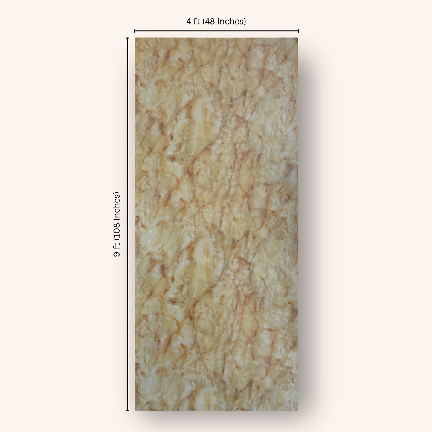 Honey Onyx Marble Wall Panel (9ft * 4ft)