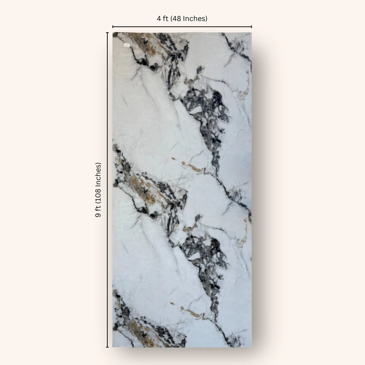 Calacatta Borghini Marble Wall Panel (9ft * 4ft)