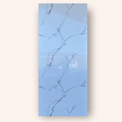 White Grey Veins Marble Wall Panel (9ft * 4ft)