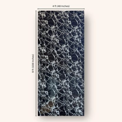 Black Marquina Marble Wall Panel (9ft * 4ft)
